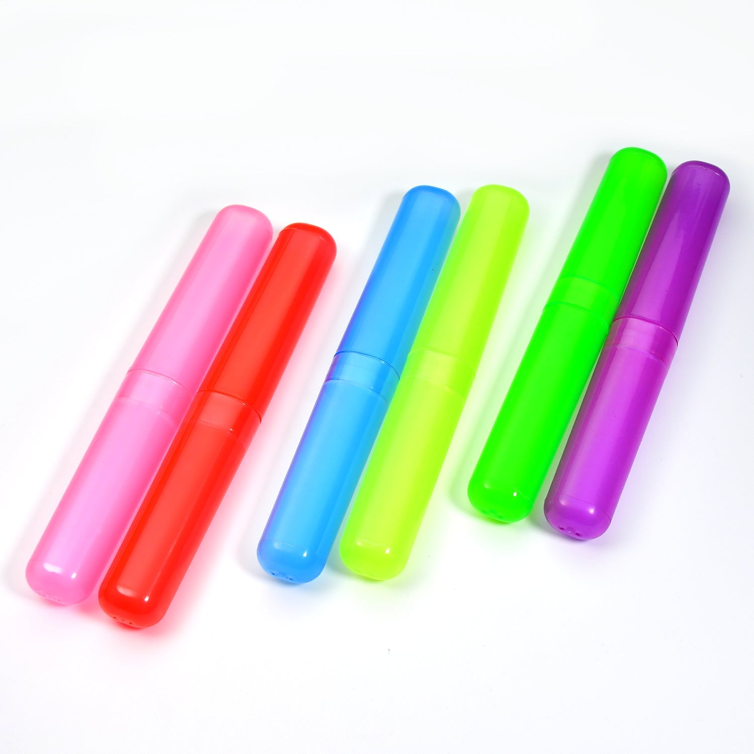 4969 6Pc Plastic Toothbrush Cover, Anti Bacterial Toothbrush Container- Tooth Brush Travel Covers, Case, Holder, Cases DeoDap 4969 6Pc Plastic Toothbrush Cover, Anti Bacterial Toothbrush Container- Tooth Brush Travel Covers, Case, Holder, Cases DeoDap